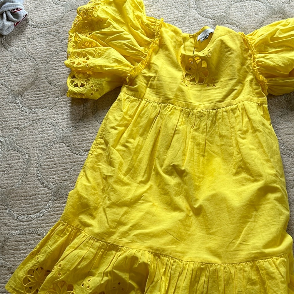 Stall McCartney girls yellow dress